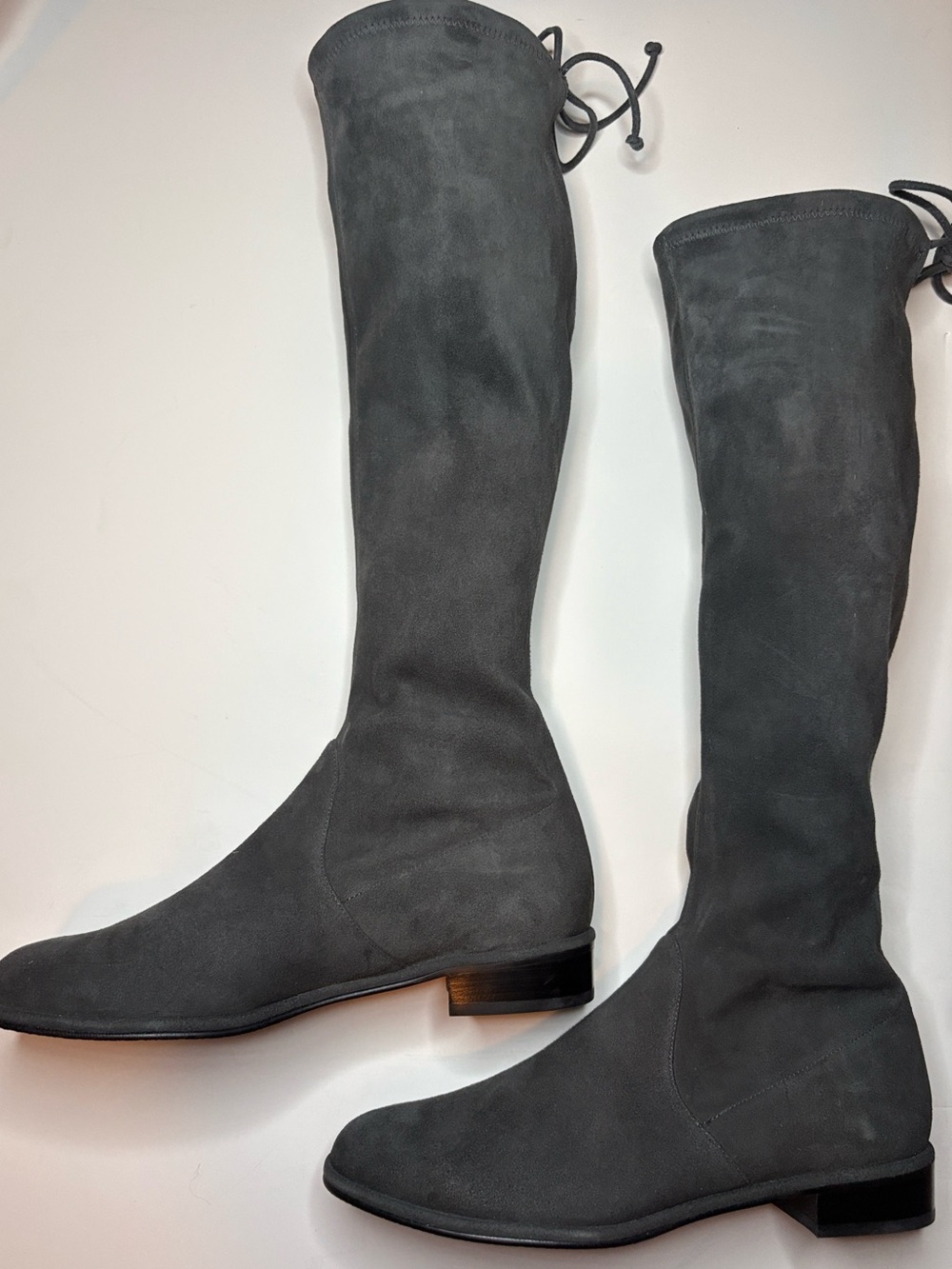 STEWERT WEITZMAN KNEEZIE SLATE SUEDE MULTIPLE WIDTH KNEE HIGH BOOT new with tags